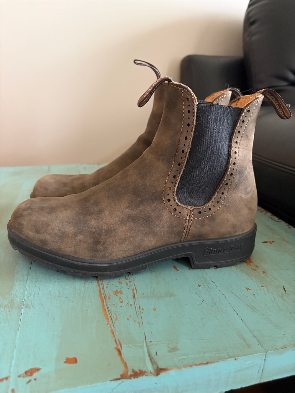 Blundstone Women’s Brown Chukka-Style Chelsea Boot